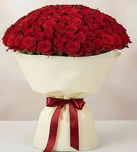 Букет 101 Красная роза Милано в Мечниково