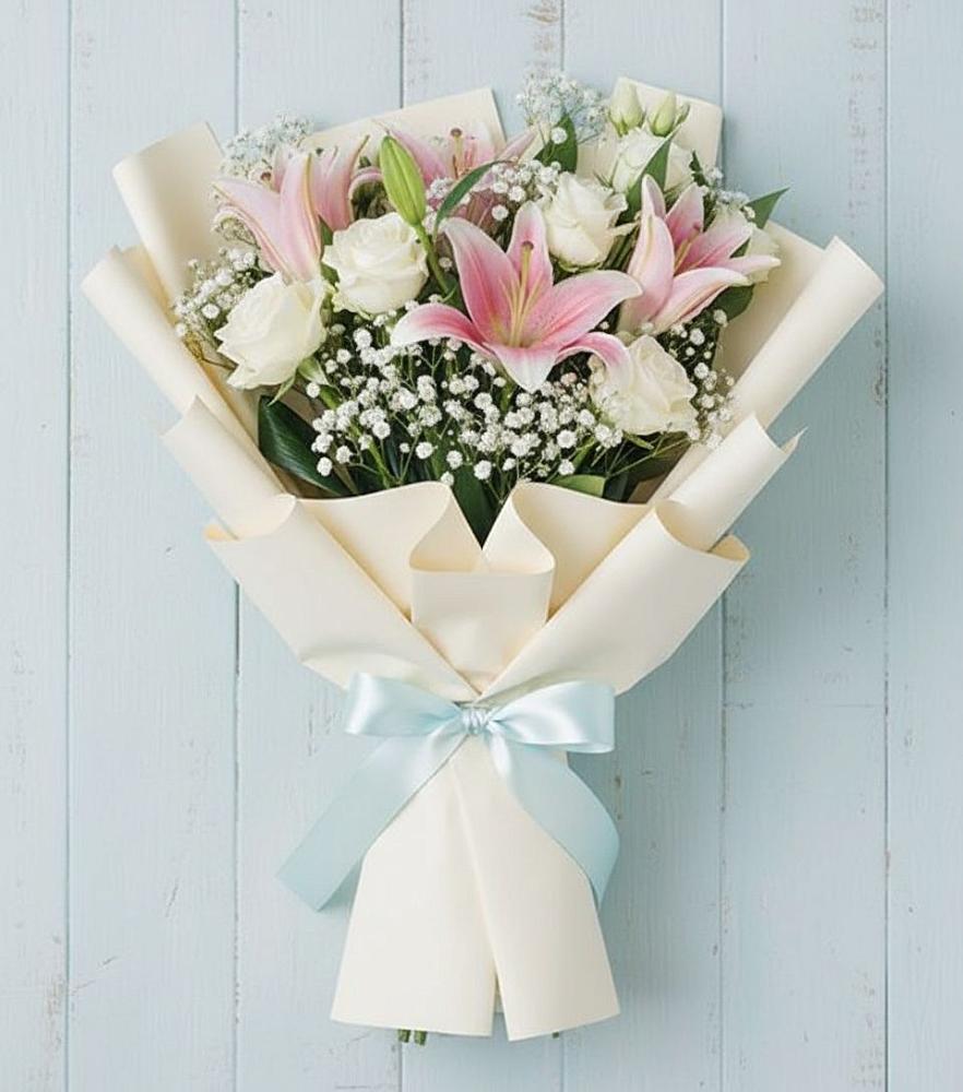 Букет цветов из: Лилии в Мечниково