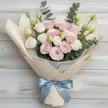 Букет цветов из:  Лизиантусы в Мечниково