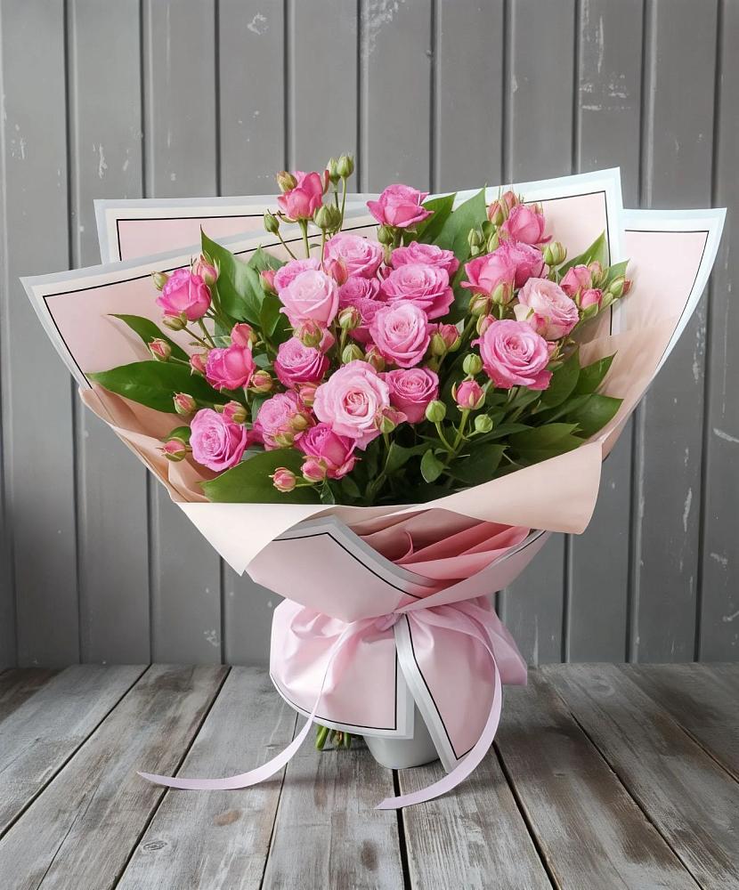 Букет Розовый кустик в Мечниково