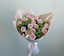 Букет цветов из:  Розы и Хризантемы в Мечниково