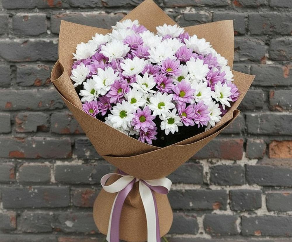 Букет цветов из: Хризантемы в Мечниково