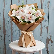 Букет цветов из:  Орхидеи и Розы в Мечниково