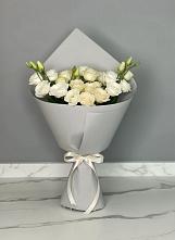 Букет цветов из:  Розы и Лизиантусы в Мечниково